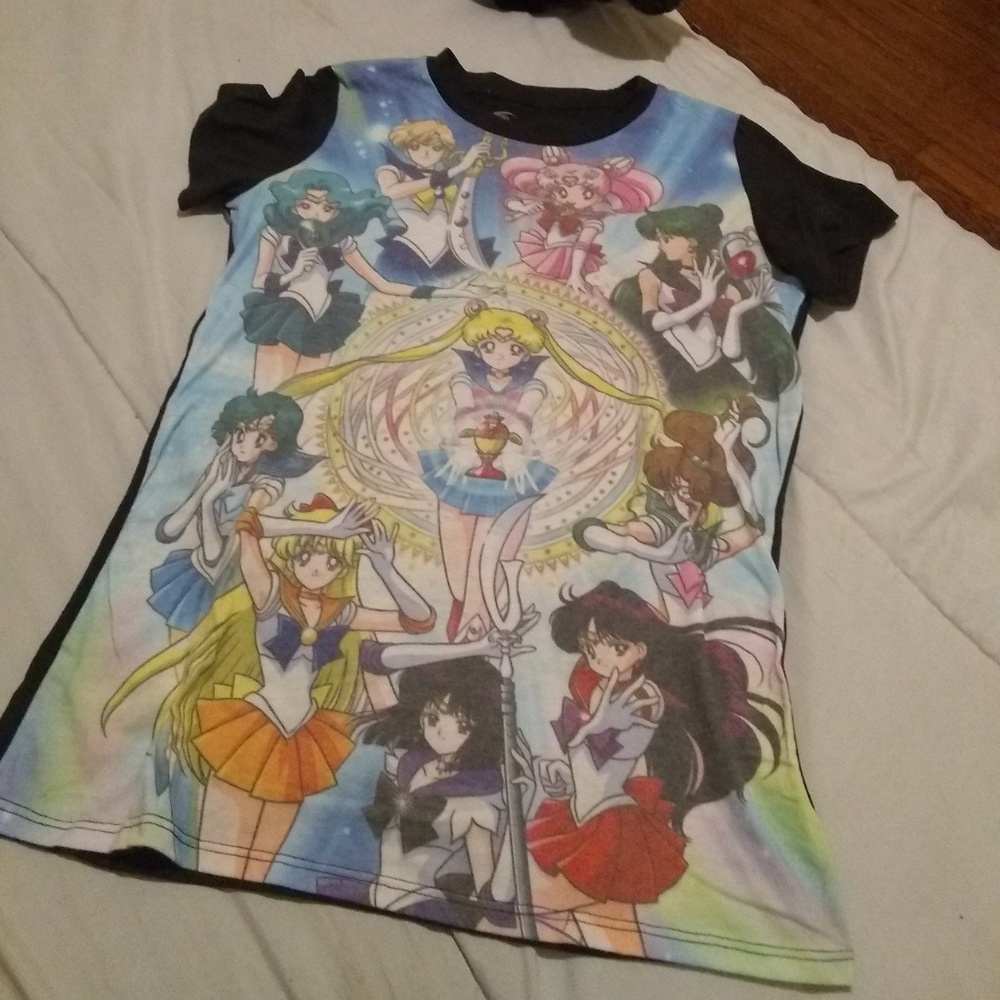 sailor moon shirt.